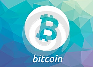 Bitcoin blockchain criptocurrency logo