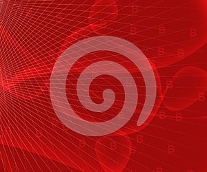 Bitcoin Blockchain Crypto Currency Abstract Background Gradient