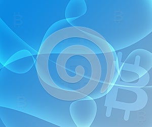Bitcoin Blockchain Crypto Currency Abstract Background Gradient