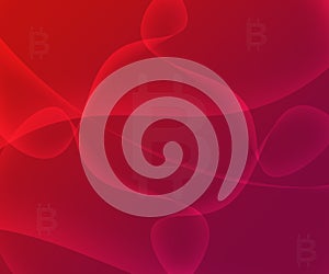 Bitcoin Blockchain Crypto Currency Abstract Background Gradient