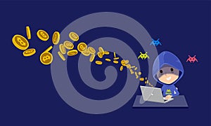 Bitcoin break image_hacker attack