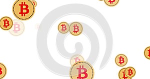 Bitcoin BTC cryptocurrency motion design