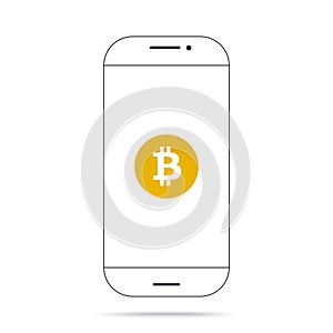 Bitcoin Cash Satoshi Vision BCHSV BSV cryptocurrency icon vector iphone