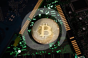 Bitcoin with Circuit Board