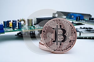 Bitcoin with Circuit Board