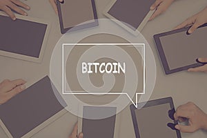 BITCOIN CONCEPT Business Concept.