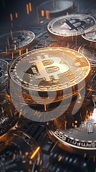 Bitcoin cryptocurrency the golden standard of futuristic financial transactions