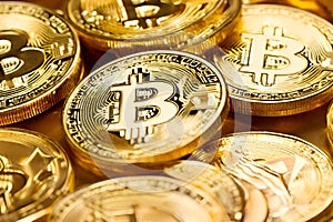 Bitcoin, virtual currency created in January 2009 photo