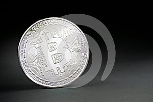 Bitcoin cryptocurrency metal coin