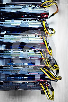 Bitcoin and cryptocurrency miner, mining computer