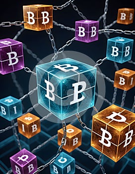 Luminous Bitcoin Network Nodes AI Generative