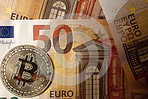 Bitcoin and euro