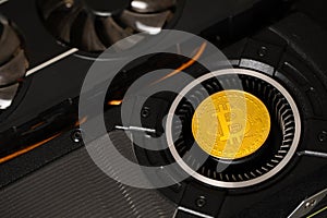 Bitcoin On GPU Graphics Videocard Used for Crypto Currency Mining