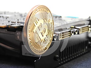 Bitcoin hanging on graphics processing unit or GPU