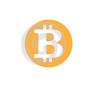 Bitcoin icon vector illustration design