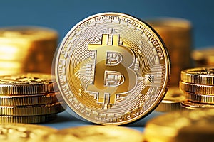 bitcoin illustration, AI generated