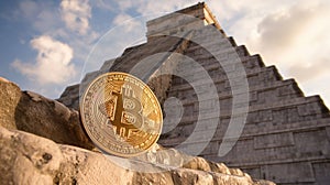 Bitcoin at the Maya Pyramid