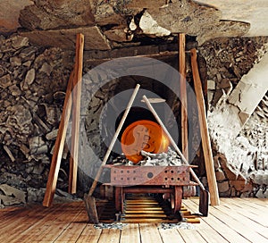 The Bitcoin mine interior