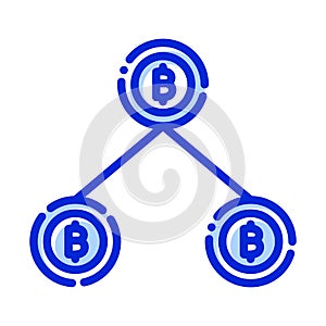 Bitcoin mining, crypto mining, cryptocurrency mining, blockchain fully editable vector icons