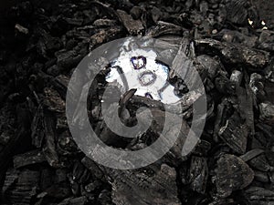 Bitcoin mining. A mine with real hardware