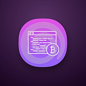 Bitcoin mining software app icon