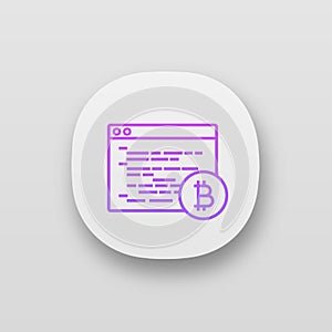 Bitcoin mining software app icon