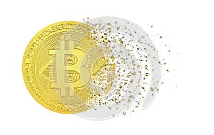 Bitcoin money dispersion effect photo