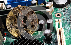 Bitcoin on motherboard