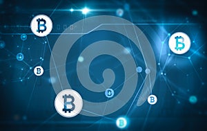 Bitcoin network illustration