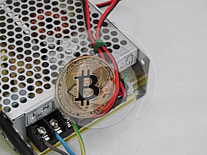 Bitcoin on power supply