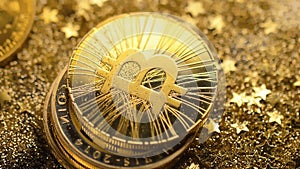 Bitcoin Rouleau Falls Down on Golden Stars And Dust Macro