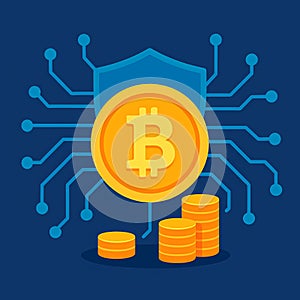 Bitcoin Security Concept â AI generated