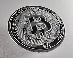 Bitcoin Silver and Gold Round V2 photo