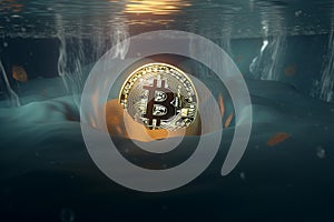 Bitcoin Sinking Under Water