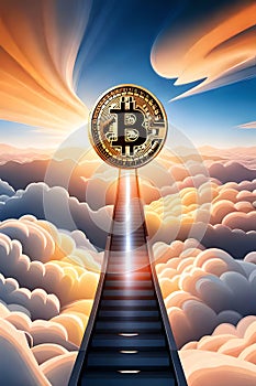 Bitcoin on the sky