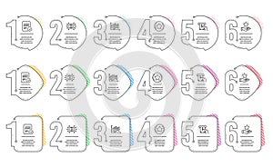 Bitcoin system, Diagram chart and Loyalty program icons set. Vector