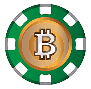 BitCoin Theme Design for Casino Concept
