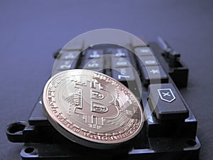 Bitcoin on top of computer part