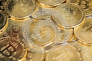 Bitcoin Trading Concept, virtual money
