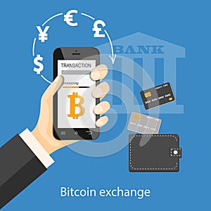 Bitcoin transaction exchange