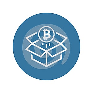 Bitcoin Wallet Icon.