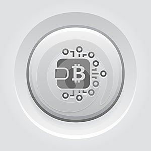 Bitcoin Wallet Icon.