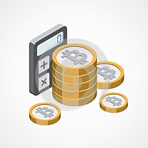 Bitcoin web icon