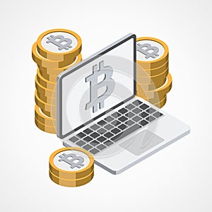 Bitcoin web icon