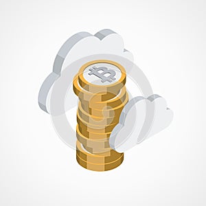 Bitcoin web icon