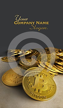 Bitcoins background