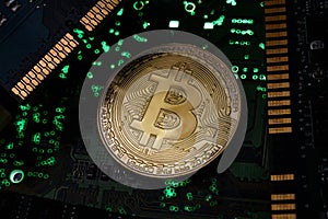 Bitcoins with Circuit Board