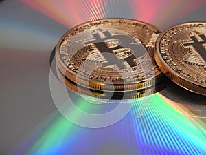 Bitcoins and colors