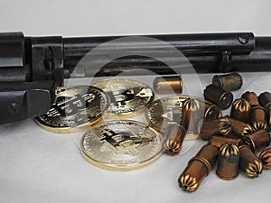 Bitcoins and gun