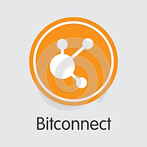 Bitconnect - Cryptocurrency Logo. photo